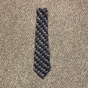 Grateful Dead Vintage Blue and Black 3D Cube Tie